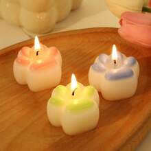 6pcs Cat Paw Shaped Candles, Creative Fragrance Candles Home Decor, Suitable For Gifts, National Day, Birthday Party, Valentine's Day, Back To School, Candlelight Dinner In Living Room, Bedroom, Bathroom