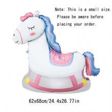 1pc Elegant Princess Style Balloon, Cute Castle, Princess, Fairy, Unicorn Shaped, Birthday Party Princess Theme Decoration - Multicolor - View 23