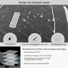 Women's Backpack Large Capacity Waterproof Back Protection Weight Reduction Student School Backpack - 淺灰色 - 查看 4