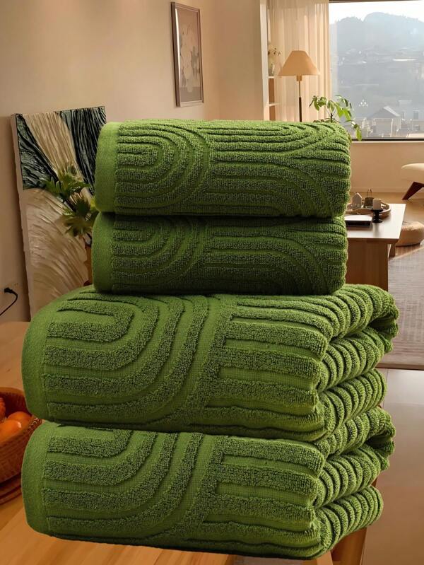 QIBHI 1/2pcs Jacquard (Lightweight) Fabric, Not Thick, Choose Towel Or Bath Towel, Multiple Sizes Available, Convenient For Home Use And Travel, Guest Use, Terry, Absorbent And Soft Home Washcloth Or Bath Towel, Suitable For Bathroom, Swimming Pool, Luxurious Choice Of Your Preferred Size Shower Towels For Beauty Salon, Hotel Sports,Home Essentials, Towel, Skin Care Bath Towel Sheet