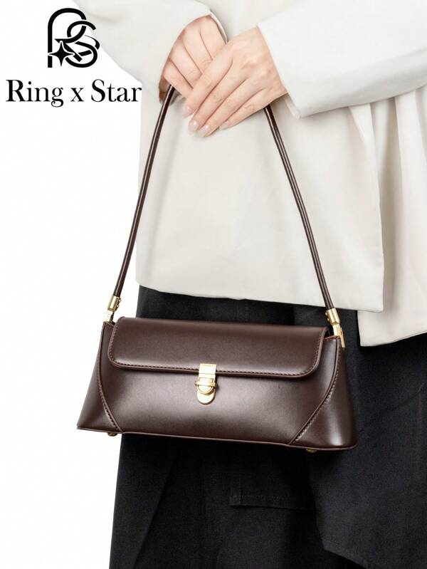 Rixi Women's Vintage French Shoulder Bag Retro Classic Tote Bag Cute Small Wallet Fashion Leather Mini Hobo Clutch