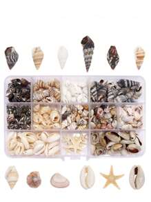 405-430 Peças Conchas Naturais Feitas à Mão Acessórios de Artesanato e Joalheria DIY
