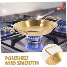 韩式金色火锅和面条锅 - 不锈钢，多用途汤和海鲜烹饪锅，适合家庭和露营，兼容电磁炉，露营炊具 | 韩式锅具设计 | 耐用炊具，家庭晚餐用品，派对用品