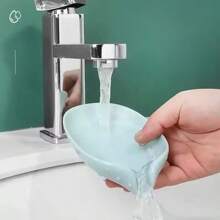 叶形皂架 - 自排水皂盒架，无孔且易于清洁的皂盒，带吸盘皂盒，适用于淋浴、浴室、厨房水槽