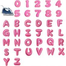 9/26/36/52 Mini Letters Patch, Cute And Mini, Is A High-Quality Auxiliary Material For DIY Decorating Clothing, Can Be Sewn And Ironed, Full Of Creativity, Used For Clothing, Bags, Shoes, Hats Decoration - 彩色 - 查看 27