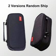 1 pieza Estuche grande de lápices, Bolsa para lápices con cremallera portátil, Bolsa de almacenamiento de papelería simple, Apta para estudiantes, útiles escolares, de vuelta a la escuela, suministros escolares, estuche para lápices, mochila escolar