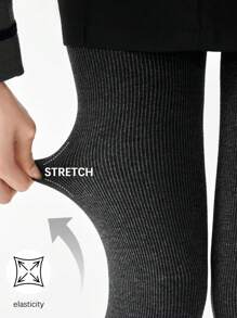 1双女士高腰加厚天鹅绒连裤袜 300克（黑色/深灰色/浅灰色），舒适紧身裤