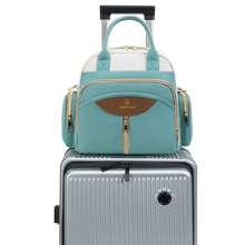 1 件全新优质尼龙妈咪包，大容量尿布包，配有独立奶瓶架、纸巾袋、行李带，时尚便捷，适合带宝宝旅行 - 彩色 - 查看 9