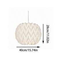 现代简约创意可折叠吊灯灯罩，圆形吊灯罩，客厅、卧室和餐厅的天花板装饰，可折叠吊灯灯罩，适合家居装饰