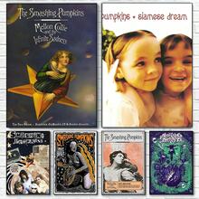 1/3PCS Wall Arts Posters Optional Frame Pop The Smashing Pumpkins Band Poster Poster Kraft Club Bar Paper Vintage Posters Wall Art Painting Bedroom Study Stickers
