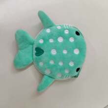 Cartoon Shark Plush Cute Keychain/Data Cable Pouch Zipper Pouch Small Gift Bag Case Gifts For Women Wallet Mini Wallet Purse Wallet Coin Wallet