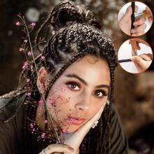 4 件 0.75 毫米辫子钩针木质钩针头发辫子工具用于编织工艺，辫子钩针用于头发，辫子针用于辫子，辫子钩针，辫子互锁工具用于辫子工艺 - 彩色 - 查看 5