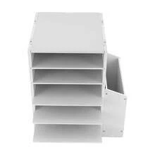 kangten Estantes de archivos - Blanco - Ver 5