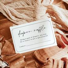 50 قسيمة يانصيب حفلة الحفاضات لحفلة استقبال المولود، بطاقات يانصيب حفاضات بيضاء، لعبة ممتعة لحفلة استقبال المولود للبنت أو الولد، محايدة الجنس، بسيطة