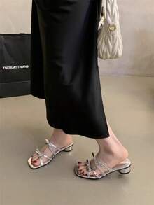 Women Pumps - 銀色 - 查看 8