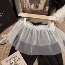 1 件系带荷叶边短款腰部配饰，可搭配牛仔裤、裙子、连帽衫、紧身裤、围裙 - 彩色 - 查看 12