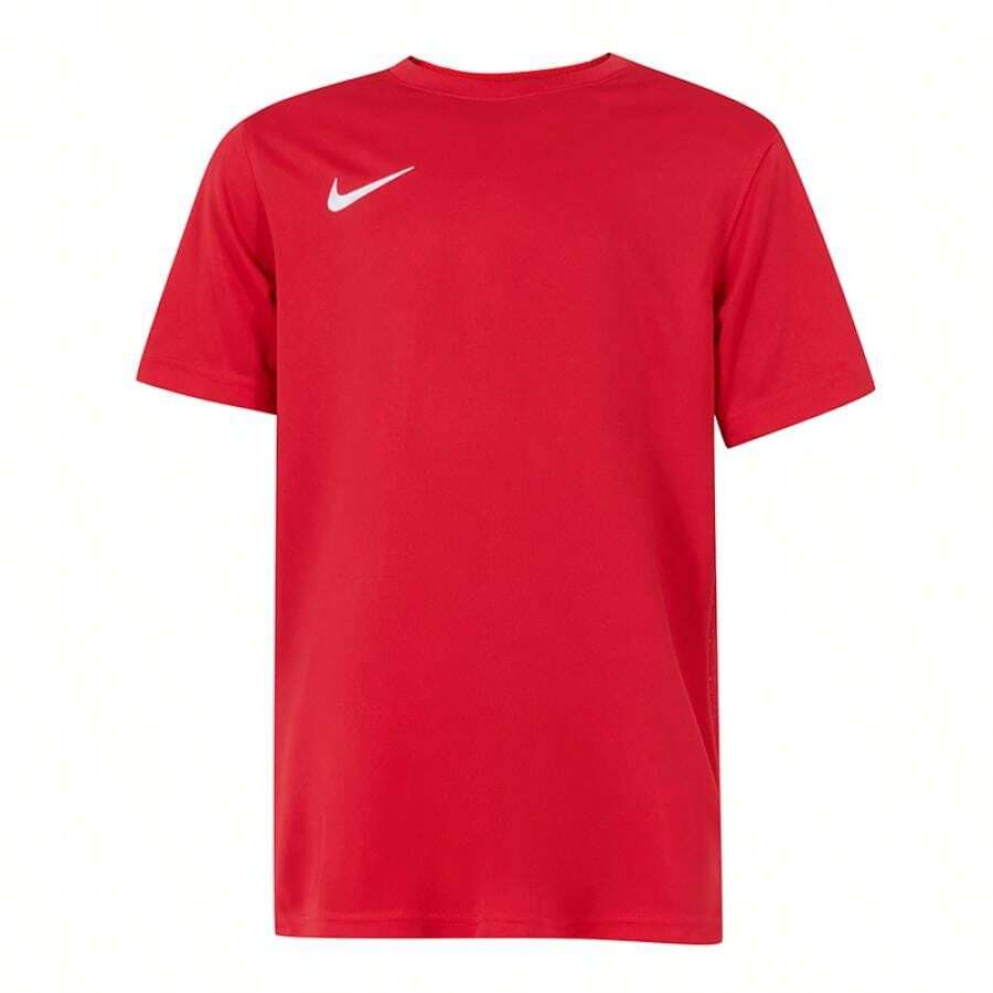 Nike تيشيرتات أطفال YNK DF PARK VII JSY SS ZTS خفيفة الوزن ومريحة، مناسبة للارتداء اليومي، رياضية، بأكمام قصيرة - الأحمر - مشاهدة 1