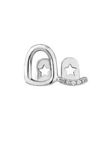 1pc Hip Hop Cubic Zirconia Copper Tooth Jewelry For Men