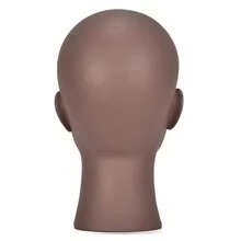 AAfro Cosmetology Mannequin Head Bald Manikin For Wigs Making Wig Display Hat And Glasses Display With Free Clamp4331 - 非洲式 - 查看 7
