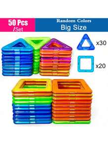 Christmas Decoration Large Size STEM Toys, Learning Education Constructor Set, Magnet Toys, Birthday Gifts, Magnet Bricks Easter Gifts, Designer Constructor Set Toy Building Blocks,Random Color School, Student,Stationery,School Supplies School Supplies