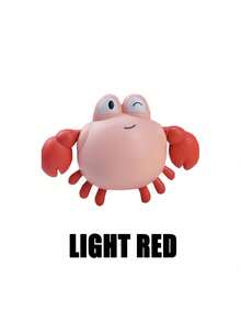 1 件螃蟹洗澡玩具婴儿玩具游泳漂浮玩具可爱小螃蟹发条洗澡玩具幼儿玩具适合送给孩子的生日礼物，表情随机，洗澡玩具，婴儿玩具，婴儿洗澡玩具