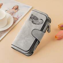 1pc Customized Photo Women's Wallet - Laser Engraved Design, Zipper Closure, Multiple Card Slots & Cash Compartment, High Quality, Multiple Colors Available - Perfect Gift For Girlfriend, Mom, Wife, Cute Wallet, Secure Zipper