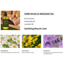 236毫升薰衣草乳香身体按摩油，舒缓肌肉酸痛草本精华，放松活力按摩油，8液盎司