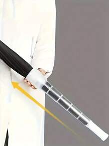 غطاء مظلة بلاستيكي مقاوم للماء قطعة واحدة، كم مظلة قابل للتلسكوب مع واقي من التنقيط، شفاف، محمول، مقاوم للماء وقوي، سهل التخزين، مناسب للسفر والاستخدام الخارجي