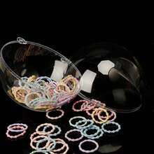 20 Large Plastic Transparent Balls, Candy Display Balls, Available In Various Sizes, Creative Decorative Balls, Decorative Hanging Balls, Suitable For Holiday Decoration, Weddings, Parties, Christmas, Etc - Multicolor - View 11