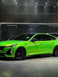 1pc Chameleon Apple Green Car Wrap Film, Color Changing Vinyl Wrap Sticker For Car, Motorcycle, Suitable For Most Vehicles, Body, Modification - one-size - View 1