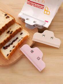 1/10 件食品袋密封夹、薯片袋夹、便携式零食袋密封夹、密封夹、面包袋夹、零食袋夹和食品袋厨房工具、厨房储物容器及配件