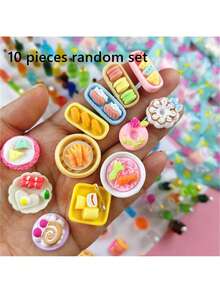Cute New Miniature Dollhouse Supermarket Food Snacks Mini Cake Wine Drink for Blyth Doll Kitchen Accessories - one-size - View 2