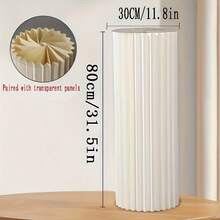 Chân cột tựa lưng đám cưới, chân cột bàn bánh tráng miệng, chân cột La Mã, chân cột ống giấy gấp, chân cột nghệ thuật, chân cột tựa lưng đám cưới, chân cột bàn bánh tráng miệng, mặt trên không có tấm nhựa (tấm acrylic gương, xé lớp màng bảo vệ để đạt được hiệu ứng) - trắng - Xem 10