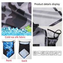 1pc Polyester Camouflage Arm Sleeve, Casual Summer Sun Protection Arm Cover, Breathable Outdoor Fishing UV Protection Arm Sleeve, Camouflage Face Mask Neck Gaiter For Men And Women - Men's Arm Sleeves - View 7