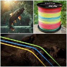 JESHEUPEY - Línea trenzada de alta calidad de 4 hebras, especialmente diseñada para la pesca de carpas y pesca en el mar, línea de pesca tejida de 8 hebras de alta resistencia