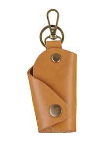 Leather Wrap Keychain, Key Holder Pouch Keychain, Car Key Holder, Key Holder Organizer, Key Holder With Keyring - Multicolor - View 5