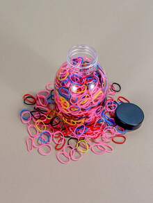 1 Jar Of Approx. 1000pcs Colorful Black And Spring Colored Hair Ties, High Elasticity Hair Ties Packaged In A Jar, Disposable Hair Elastics In Colors, Suitable For Girls' Hairstyles Accessories,Hair Accessory,Hair Accessories,Hair Accessories For Women,Fall,Travel,Hair Tools,Accessories Women,Hair Stuff,Fall,Hair,Hair Accessories,Hair Accessories For Women,Travel,Hair Accessory,Hair Accessories Women,Hair Tools,Hair Stuff,Stuff,Beauty Accessories,Gifts,Travel,Gifts For Women,Hair Stuff,Stocking Stuffers,Stocking Stuffers,Stocking Fillers,Stocking Stuffers For Women,Stocking Fillers Women, Gifts,Gifts, Stocking Fillers,Gifts For Women,Gift, Gift,Stocking Stuffers For Adults,Stocking Fillers For Adult,Hair Stuff,Women's Accessories,Stocking Stuffer,Coming-Of-Age Hair Accessory, Hair Accessories,Gift Ideas For Women,Beauty Stocking Fillers, Gifts For Women - Multicolor - View 16