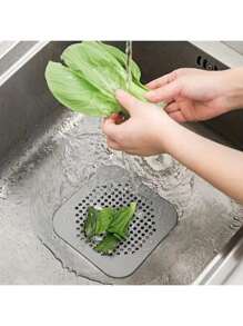 1/20/50pcs Silicone Floor Drain Anti-Odor Toilet Anti-Smell Thickened Hair Sink Bathroom Sewer Anti-Clogging Hair Filter Screen Bathroom Hair Anti-Clogging Suction Cup Floor Drain