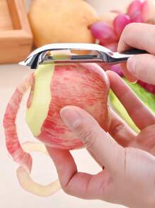 1 peça/2 peças Descascador de Liga de Zinco, Descascador de Frutas e Vegetais, Descascador de Maçã, Descascador de Batata, Descascador de Cenoura, Descascador de Aço Inoxidável, Descascador de Frutas, Descascador de Batata/Frutas, Descascador de Aço Inoxidável em Formato Y e I, Descascadores, Descascadores Multifuncionais, Utensílios de Cozinha, Pequenos Utensílios de Cozinha, Usados para Descascar Vegetais, Frutas, Batatas, Cenouras, Pepinos, Maçãs