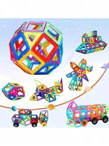 Christmas Decoration Large Size STEM Toys, Learning Education Constructor Set, Magnet Toys, Birthday Gifts, Magnet Bricks Easter Gifts, Designer Constructor Set Toy Building Blocks,Random Color School, Student,Stationery,School Supplies School Supplies