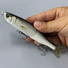 1pc 2-Section 28.8g Fishing Lure With Minnow Imitation, Artificial Bait