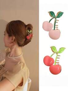 1 件装女士浪漫鸡蛋花发夹，彩色花朵金属发饰，适合高发量，适合日常佩戴和派对发夹爪夹发夹发夹发夹发夹发夹发夹，海滩配饰秋冬女士度假装发饰