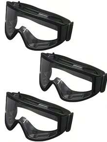 软边四粒子防风防护眼镜 防飞溅防风眼镜（加厚镜框）眼镜