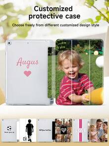 Ayotu Ốp bảo vệ iPad thế hệ thứ 10 tùy chỉnh hình ảnh và văn bản, in hai mặt cá nhân hóa, ốp da tùy chỉnh tương thích với iPad 7/8/9 10.2 inch, tương thích với Samsung Galaxy Tab S7/S8 11 inch, Tab A7 Lite 8.7 inch, ốp bảo vệ máy tính bảng tự làm, vỏ DIY sáng tạo, quà tặng tùy chỉnh cho trẻ em, gia đình, thú cưng, sinh nhật, kỷ niệm, năm mới, quà tặng trường học, ốp máy tính bảng tùy chỉnh, thoải mái dễ chịu, 2025phonecase - Nhiều màu - Xem 2