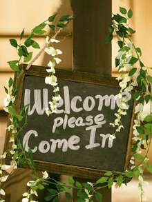 1 dây leo cây xanh nhân tạo trang trí, trang trí đám cưới, trang trí nhà cửa cho phòng khách, phòng ngủ, phòng ăn, tiệc sinh nhật - trắng - Xem 4