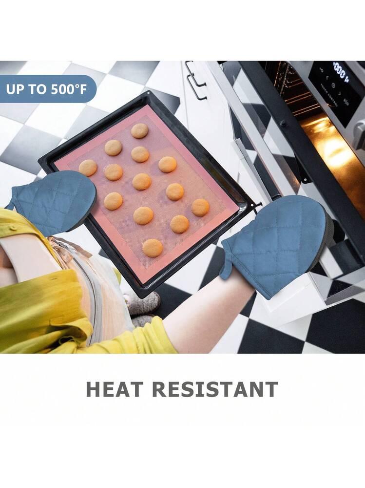 Presine In Silicone Antiscivolo Per Pentole | 4 Pezzi Blu | Resistenti Al Calore 8x4,5 Cm | Cucina E Barbecue