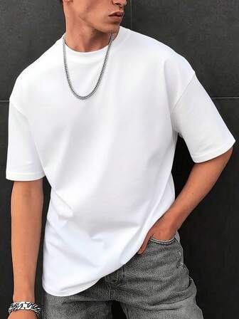 Men's Fashion Loose Fit Short Sleeve T-Shirt | Exquisite Design | Summer Essential | Easy To Match | Showcase Your Style