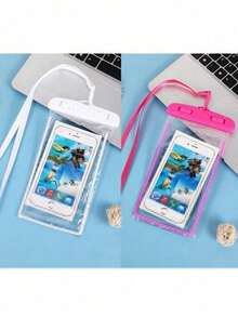 CALINNL 1/2 túi chống nước đa năng IPX8, bao đựng điện thoại chống nước có đệm khí, ốp điện thoại chống nước bơi lội dưới nước, túi khô điện thoại đi biển, phù hợp cho điện thoại thông minh (Đen+Trắng), đồ dùng du lịch thiết yếu, đồ dùng học tập, quay lại trường học, đồ dùng ngày lễ, cắm trại, phụ kiện kỳ nghỉ, phụ kiện du lịch mùa hè mini, phụ kiện trường học - Nhiều màu - Xem 17