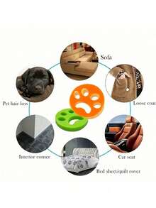 Bolas para eliminar el pelo de mascotas en la lavadora, bolas esponjosas para la colada - Anti-enredo, bolas de limpieza para lavadora, reusables y duraderas, atrapa pelusa, mantiene la ropa y la ropa de cama sin pelos, esencial para dueños de mascotas - Mejora tu experiencia de lavandería