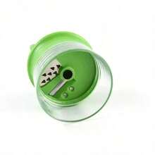 1pc Durable Manual Spiral Vegetable Slicer/Cutter, Spiral Vegetable Slicer, Shredder, Pasta Maker, Essential Kitchen Tool, Suitable For Kitchen, Camping, Easy And Practical To Use - Green - View 10